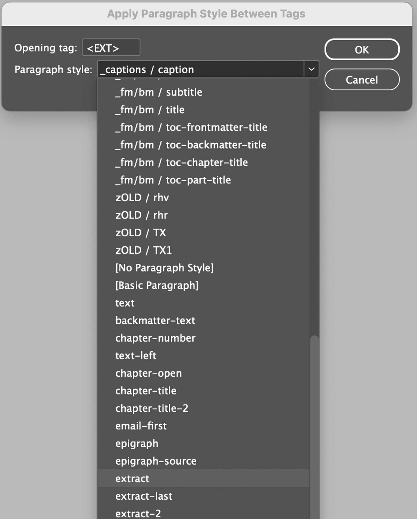 apply p style up to closing tag 2 screenshot