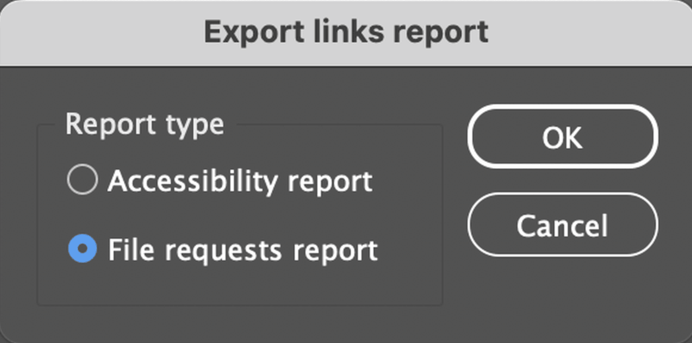 export links report 1 screenshot