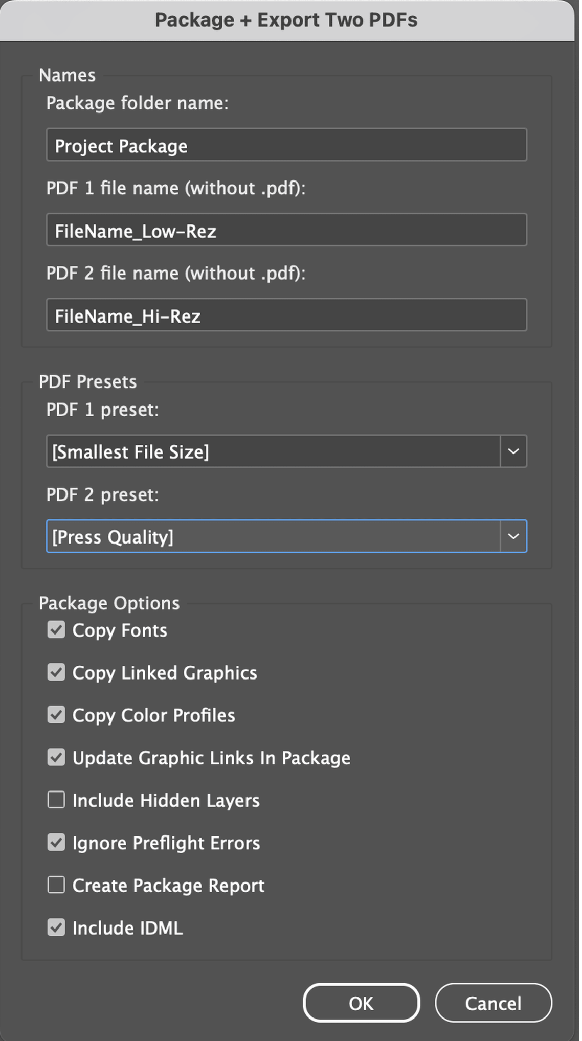 package file with two pdfs screenshot