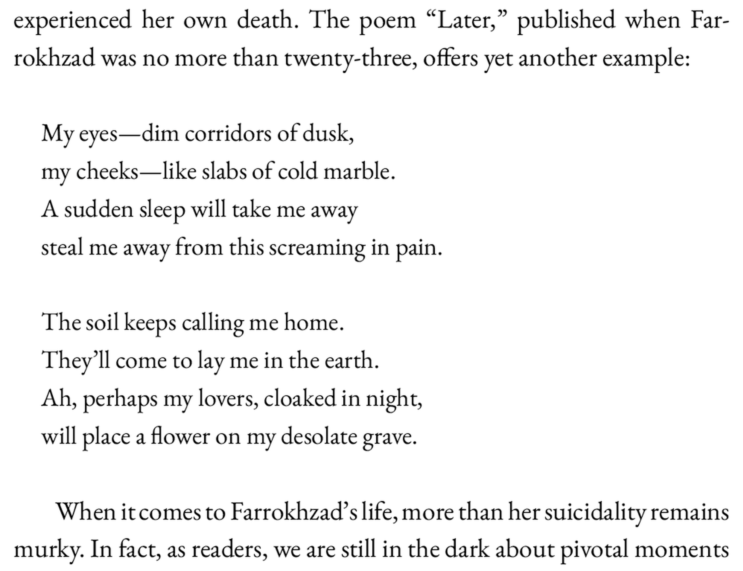 poetry alignment 1 screenshot