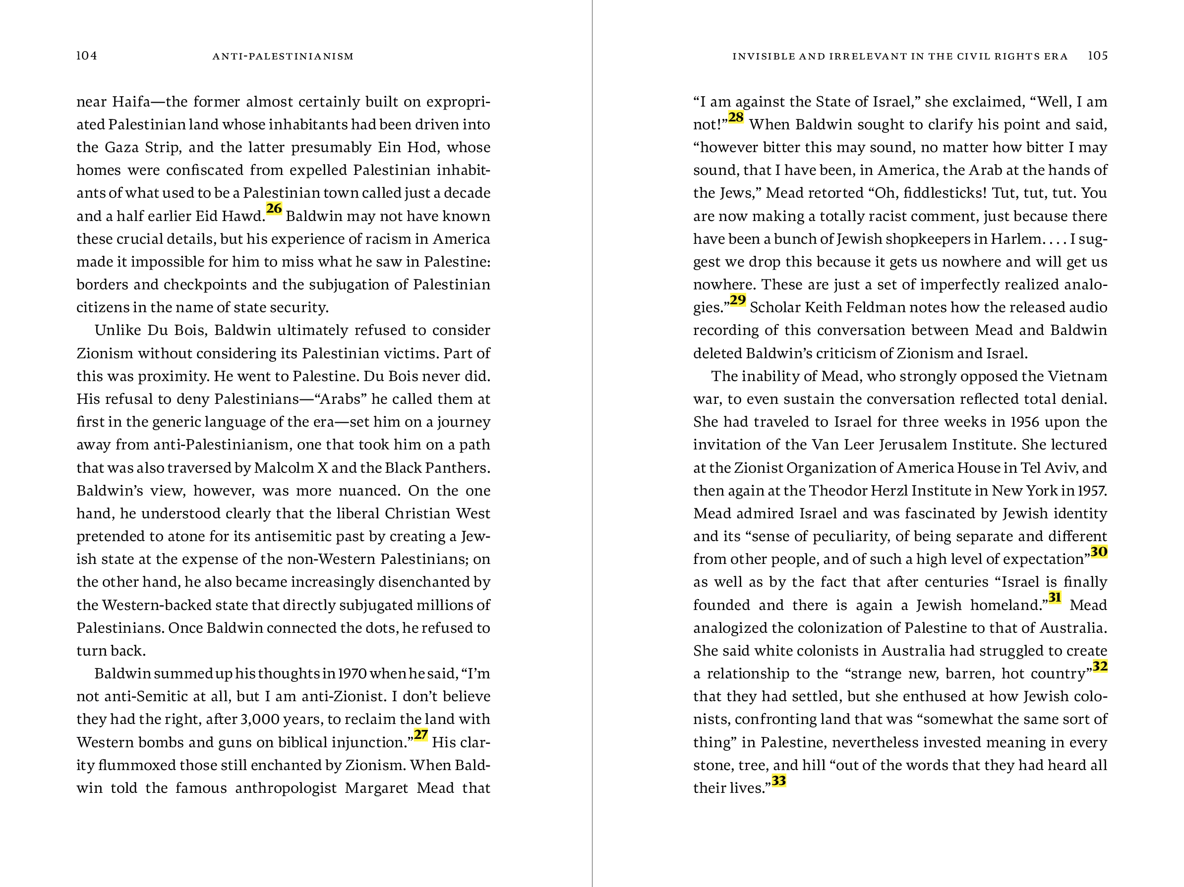 spread with typed endnote reference numbers