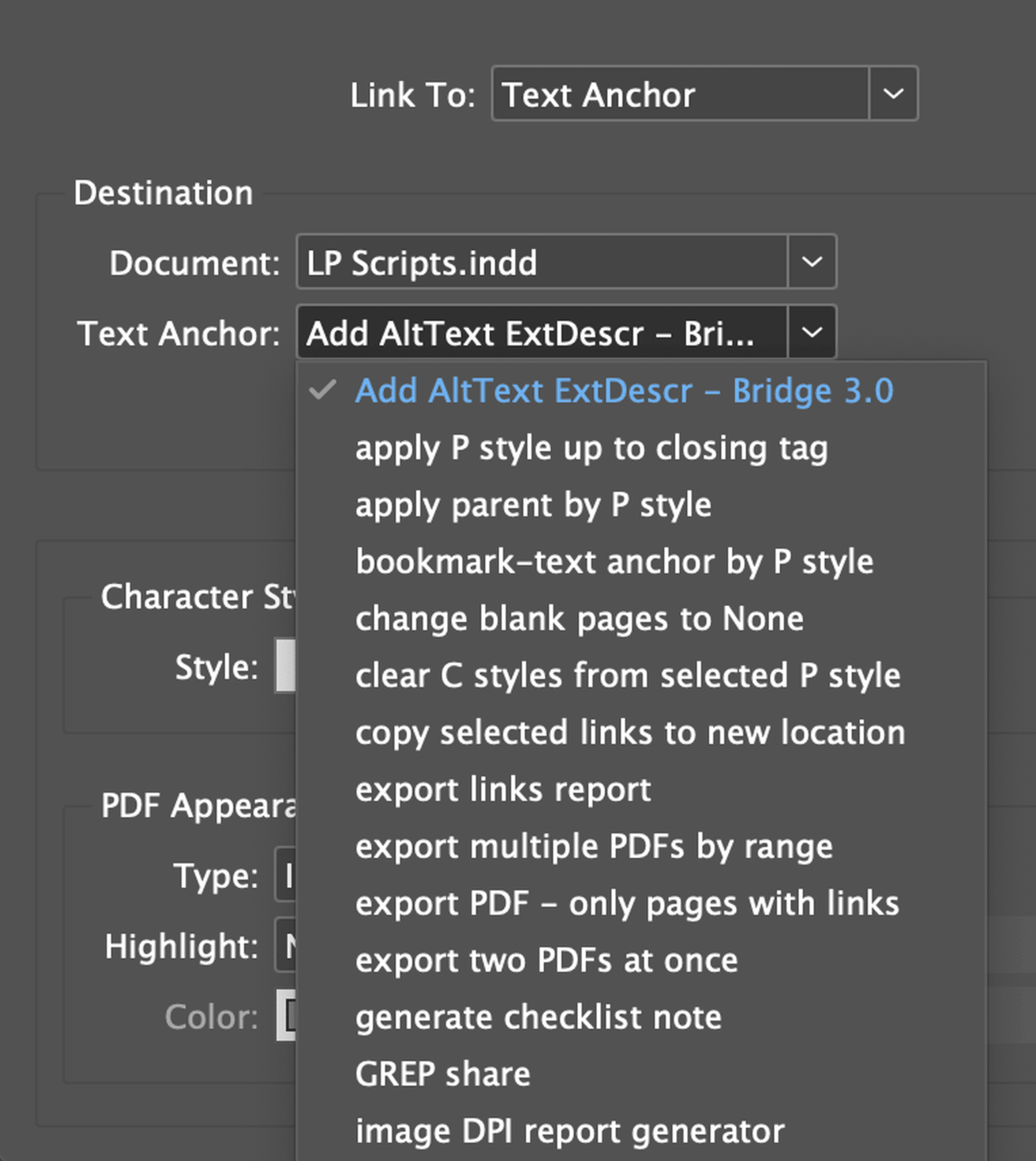 text anchor bookmark by p style 2 screenshot